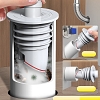 Nút silicone bịt lỗ thoát nước ngăn mùi hôi chặn côn trùng chống trào ngược với lẫy van xa một chiều VNM-2425