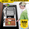 Chậu rửa 1 hố Inox 304 dày 3mm kèm chậu rửa hoa quả