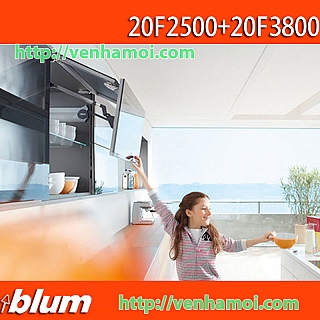 Bộ tay nâng Blum hai cánh kiểu gập chất lượng cao VNM-20F2500+20F3800