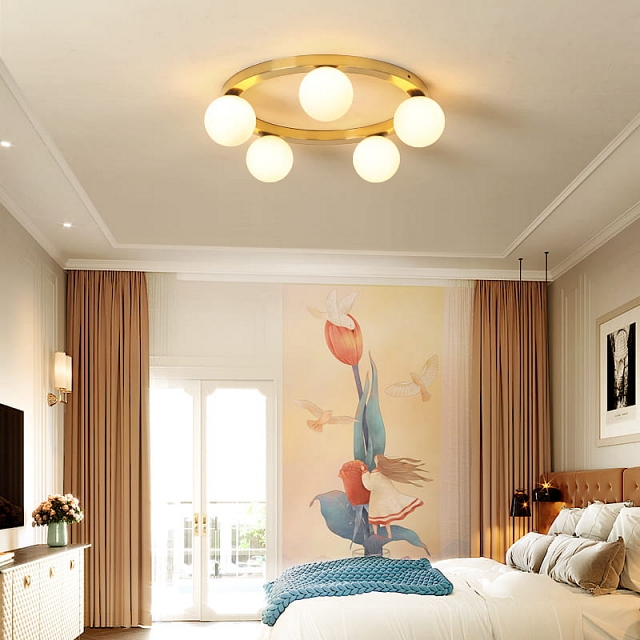 Đèn áp trần sang trọng phòng khách ấm áp phòng ngủ VNM-CEOU-3957