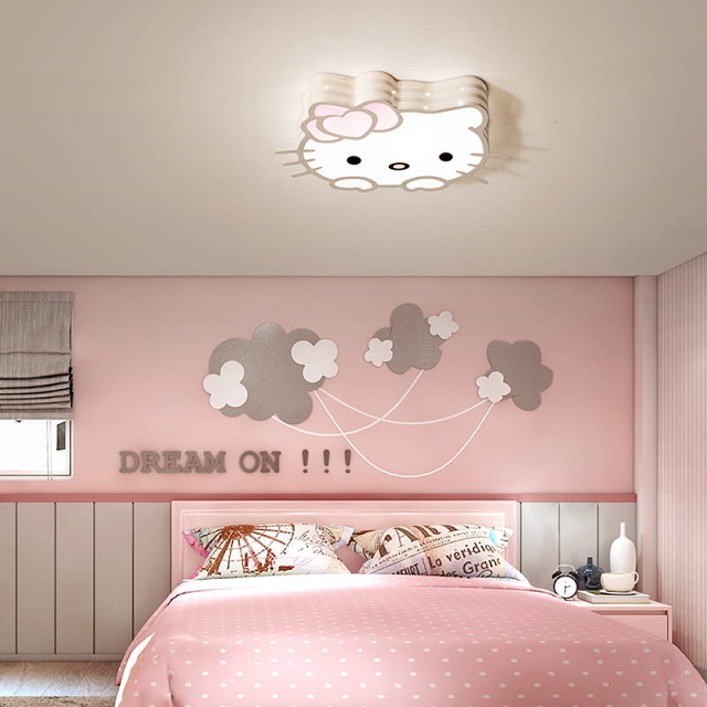 Đèn ốp trần hình mèo cho phòng ngủ của bé VNM-CEOU-6681
