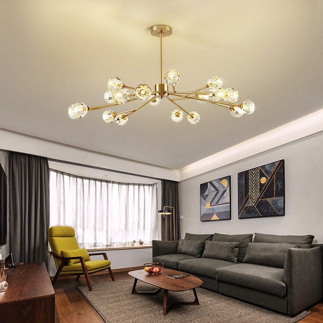 Đèn thả cao cấp phòng khách phong cách Bắc Âu VNM-CEOU-3271