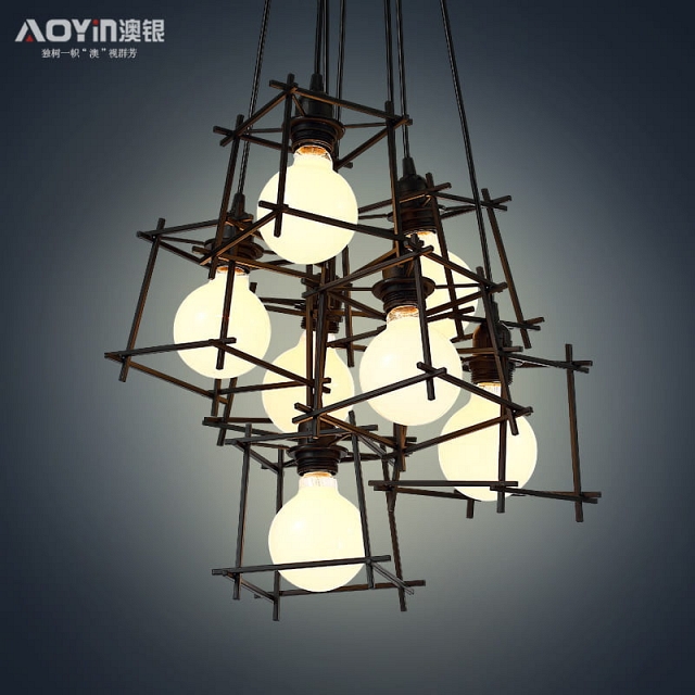 Đèn thả trang trí trong phòng khách nhà hàng Quầy Bar VNM-AY15-B0041