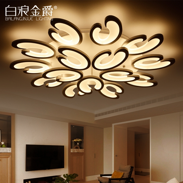 Đèn áp trần phong cách hiện đại sang trọng trong phòng khách VNM-8013