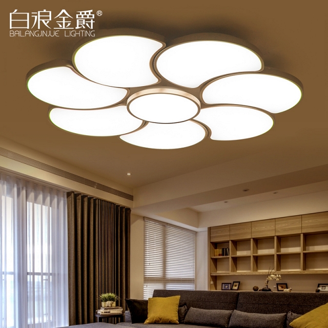Đèn áp trần phong cách hiện đại trong phòng khách hình bông hoa VNM-BL-892