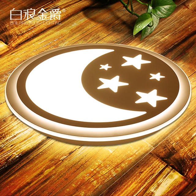 Đèn áp trần phong cách hiện đại trong phòng ngủ trẻ nhỏ hình mặt trăng VNM-BL022