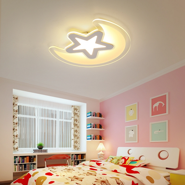 Đèn áp trần Star Moon Light cho phòng ngủ của bé VNM-536977342978