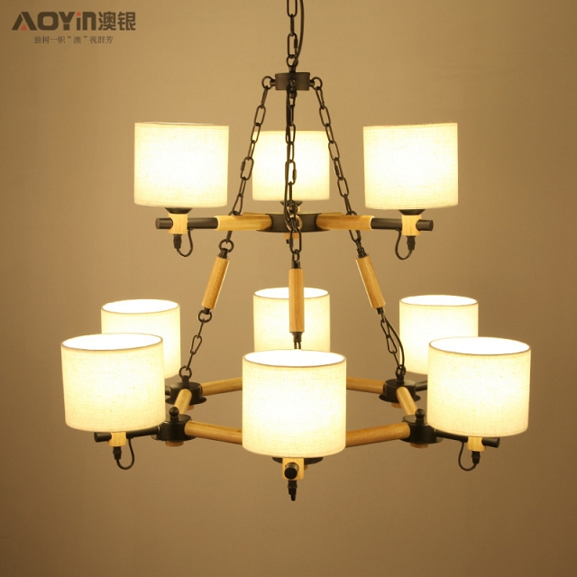 Đèn chùm thả trang trí phòng khách kiểu dáng hiện đại VNM-1508