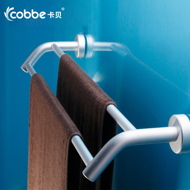 Giàn vắt khăn tắm đôi 40-80 cm chất liệu nhôm cao cấp 