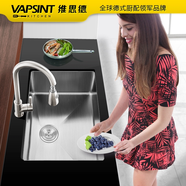 Chậu rửa bát 1 hố chất liệu Inox304 VNM-voh5458