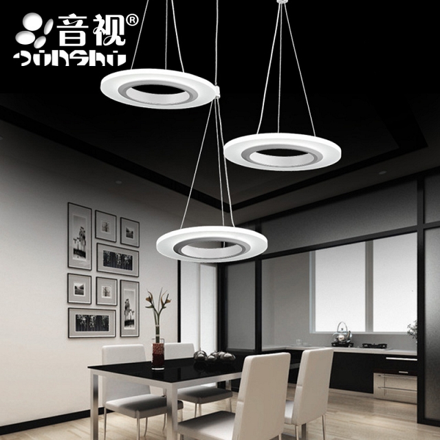 Đèn thả trang trí hình khuyên tai tròn VNM-QS-8835