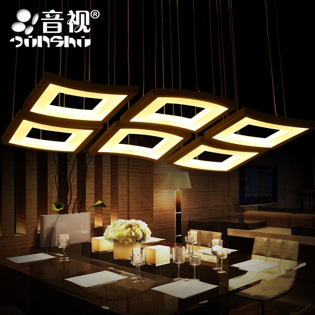 Đèn thả trang trí hình vuông cá tính VNM-QS-6813