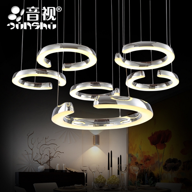 Đèn thả trang trí hình vòng tay cá tính hiện đại VNM-QS-6801-6