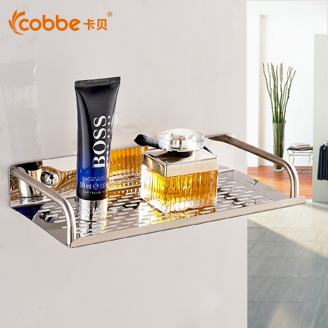 Kệ thẳng đơn phòng tắm chất liệu Inox chất lượng cao