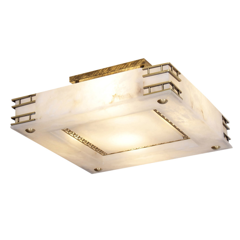 Đèn ốp trần chất liệu đá cẩm thạch sang trọng cổ điển VNM-524779004956